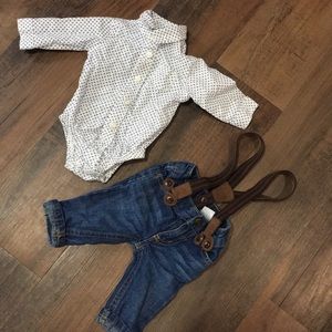 Carters newborn suspended outfit